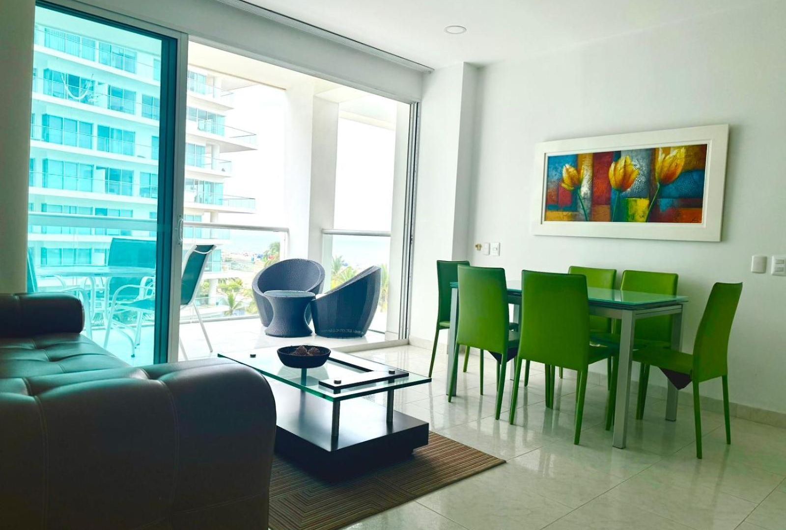 Morros 3, Beachfront & 2 Bedrooms * Cartagena